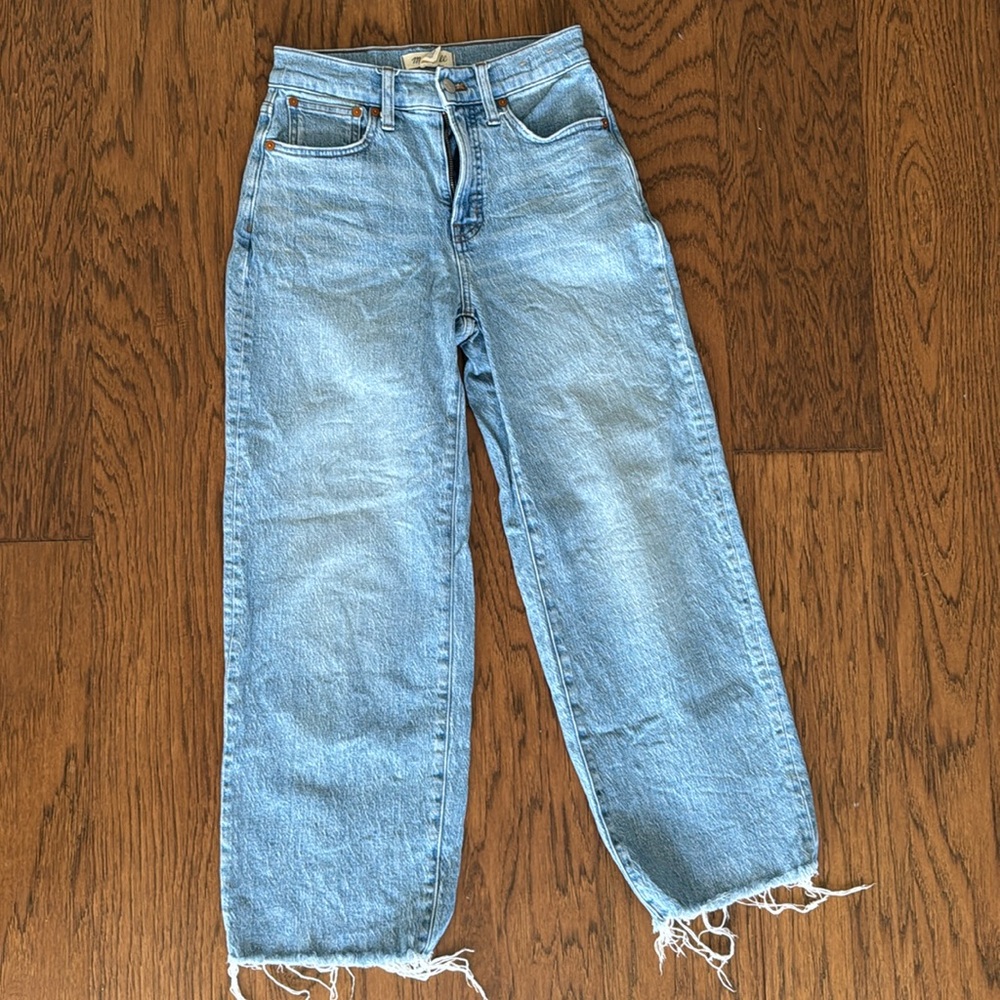 Madewell The Perfect Vintage Wide Leg Crop Jean